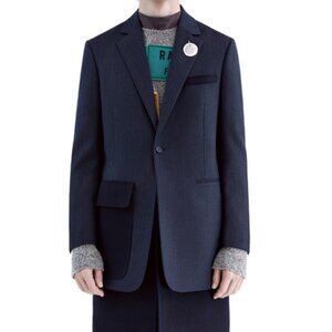 AW15 ACNE STUDIOS BOEL RAID NAVY DETACHABLE COAT 50